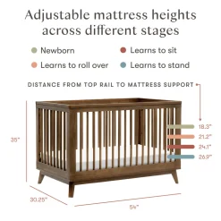 Scoot 3-in-1 Convertible Crib + Toddler Rail