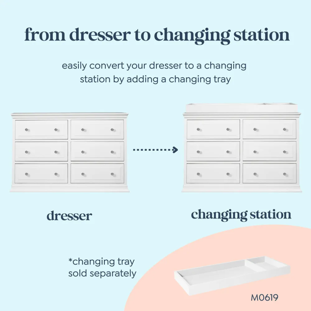 Signature 6-Drawer Double Dresser