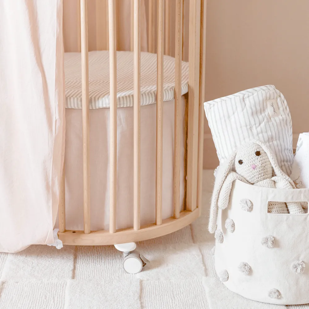 Sleepi V3 Mini Bed Skirt By Pehr