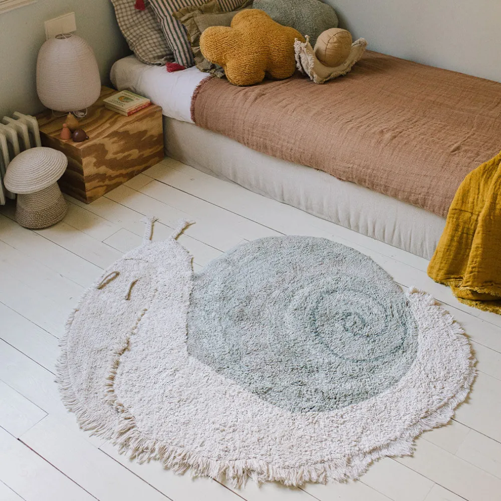Snail Washable Animal Rug