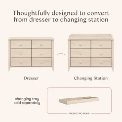 Sprout 6-Drawer Double Dresser