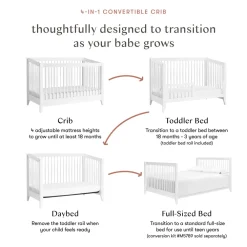 Sprout 4-in-1 Convertible Crib + Toddler Bed Conversion Kit