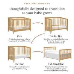 Sprout 4-in-1 Convertible Crib + Toddler Bed Conversion Kit