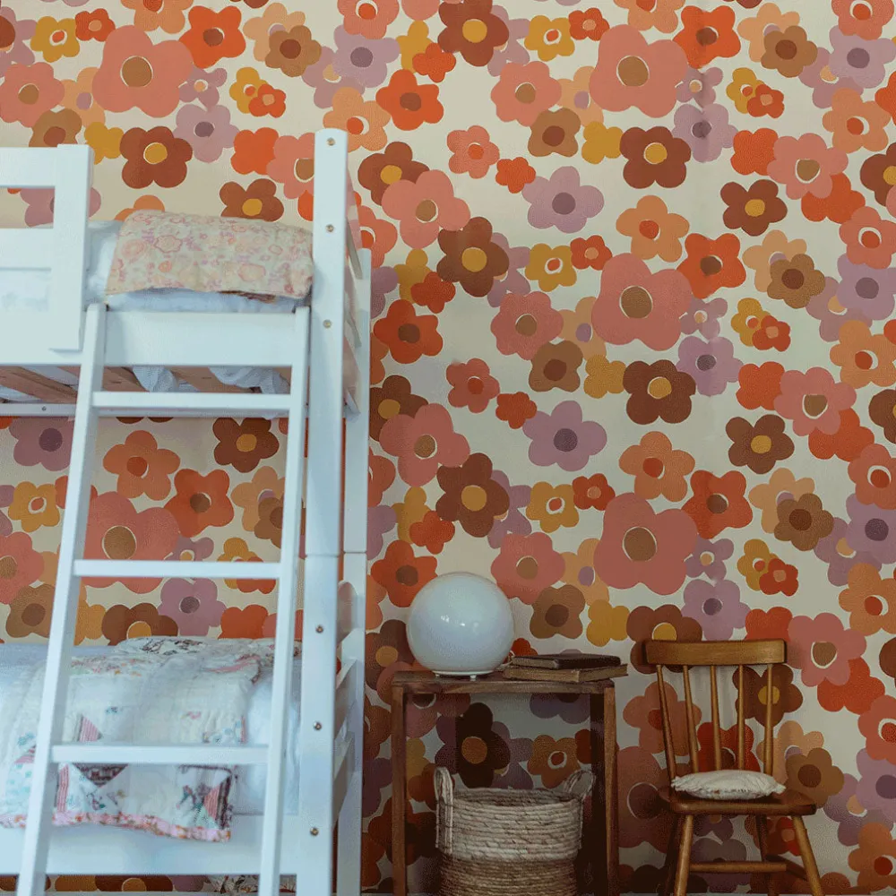 Summer Love Floral Mural
