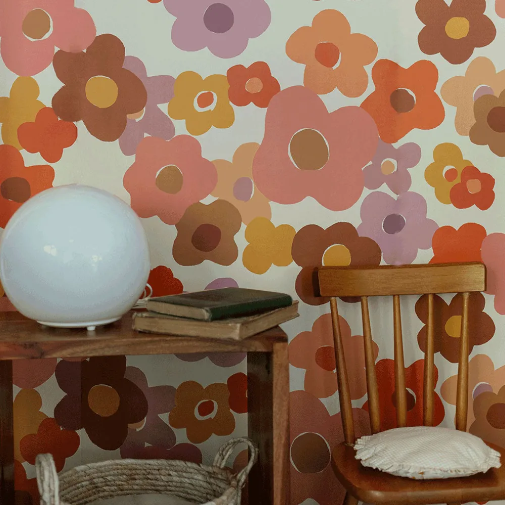 Summer Love Floral Mural