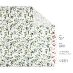 Swaddle In GOTS Certified Organic Muslin Cotton