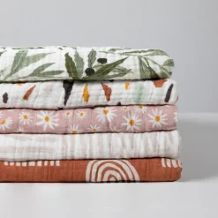 Swaddle In GOTS Certified Organic Muslin Cotton