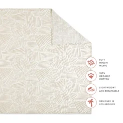 Swaddle In GOTS Certified Organic Muslin Cotton
