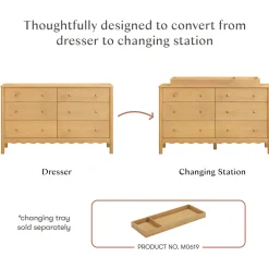 Swell 6-Drawer Assembled Dresser