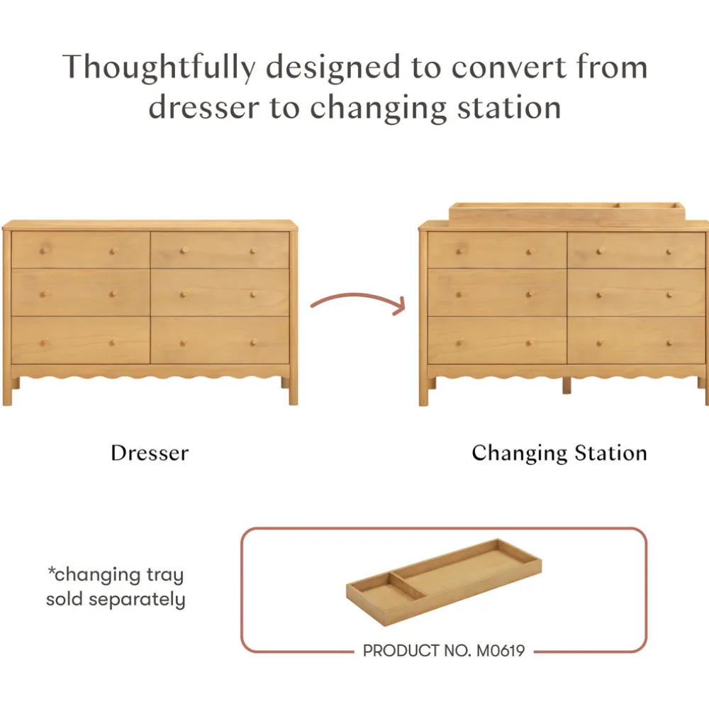 Swell 6-Drawer Assembled Dresser