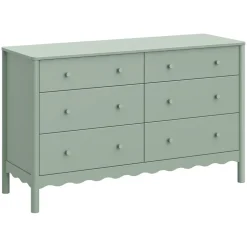 Swell 6-Drawer Assembled Dresser