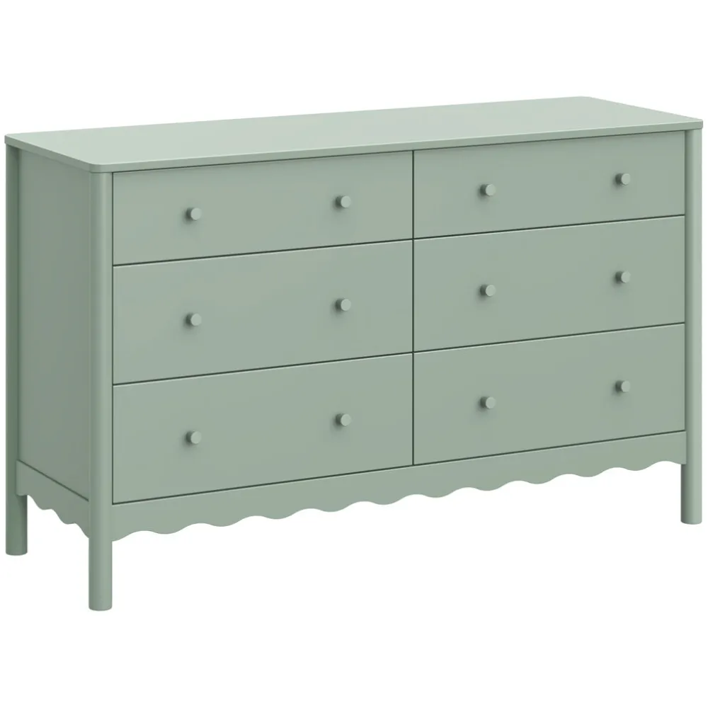 Swell 6-Drawer Assembled Dresser