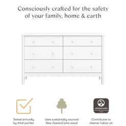 Swell 6-Drawer Assembled Dresser