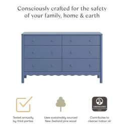 Swell 6-Drawer Assembled Dresser