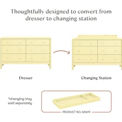 Swell 6-Drawer Assembled Dresser