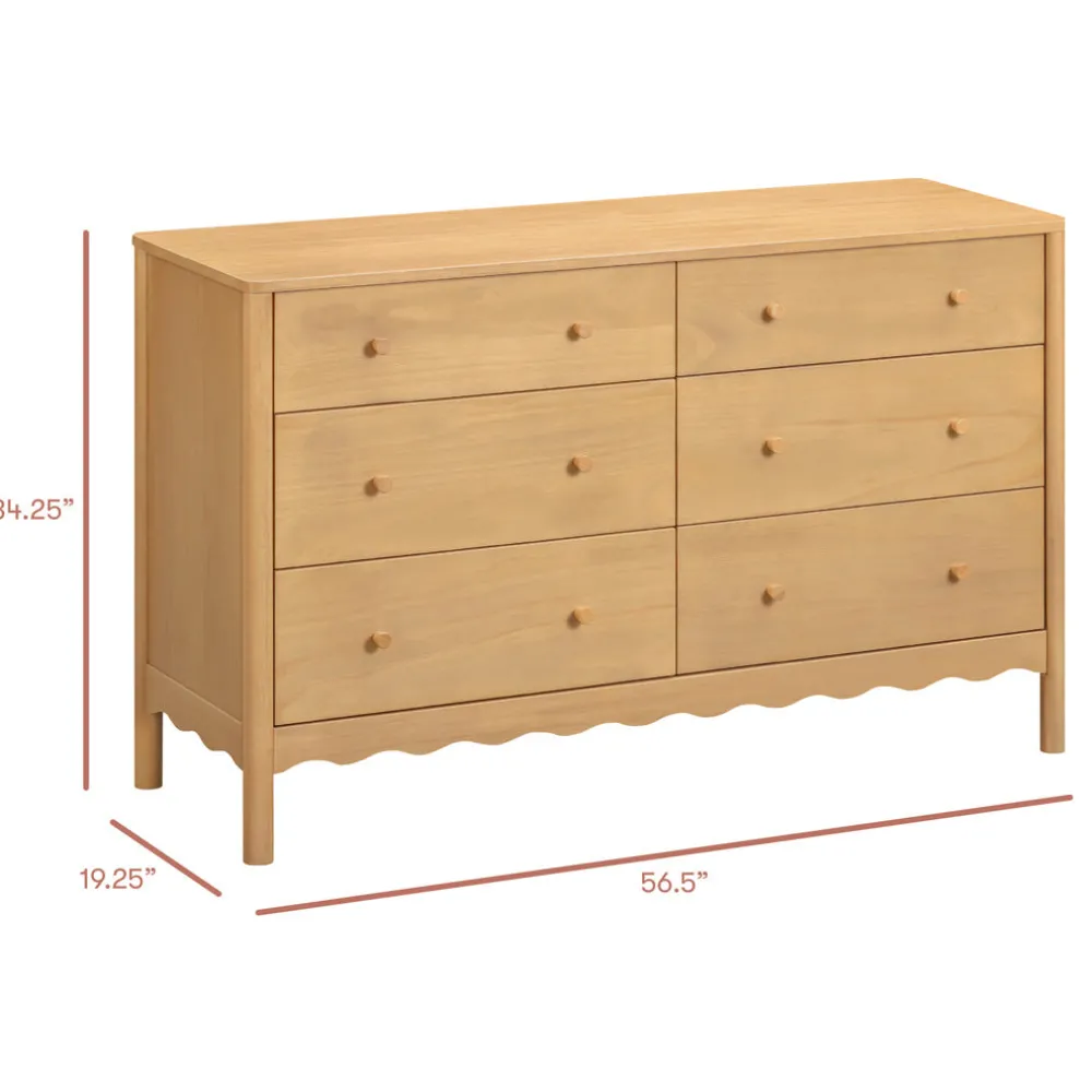 Swell 6-Drawer Assembled Dresser