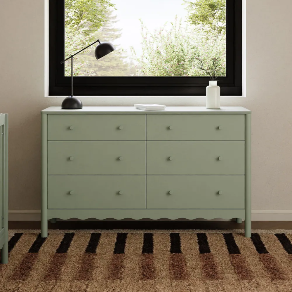 Swell 6-Drawer Assembled Dresser
