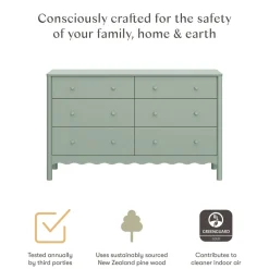 Swell 6-Drawer Assembled Dresser