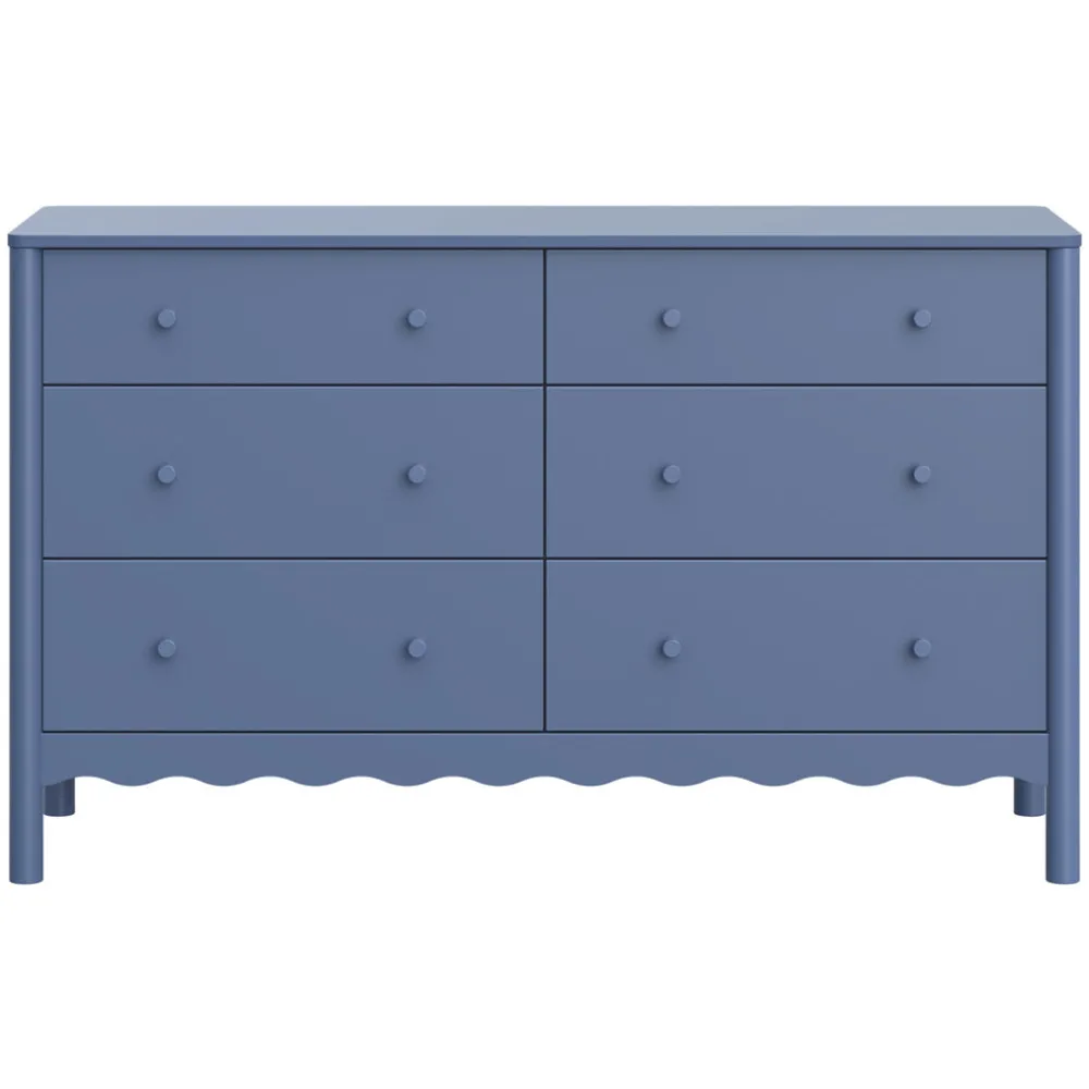 Swell 6-Drawer Assembled Dresser