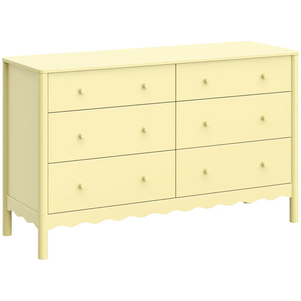 Swell 6-Drawer Assembled Dresser