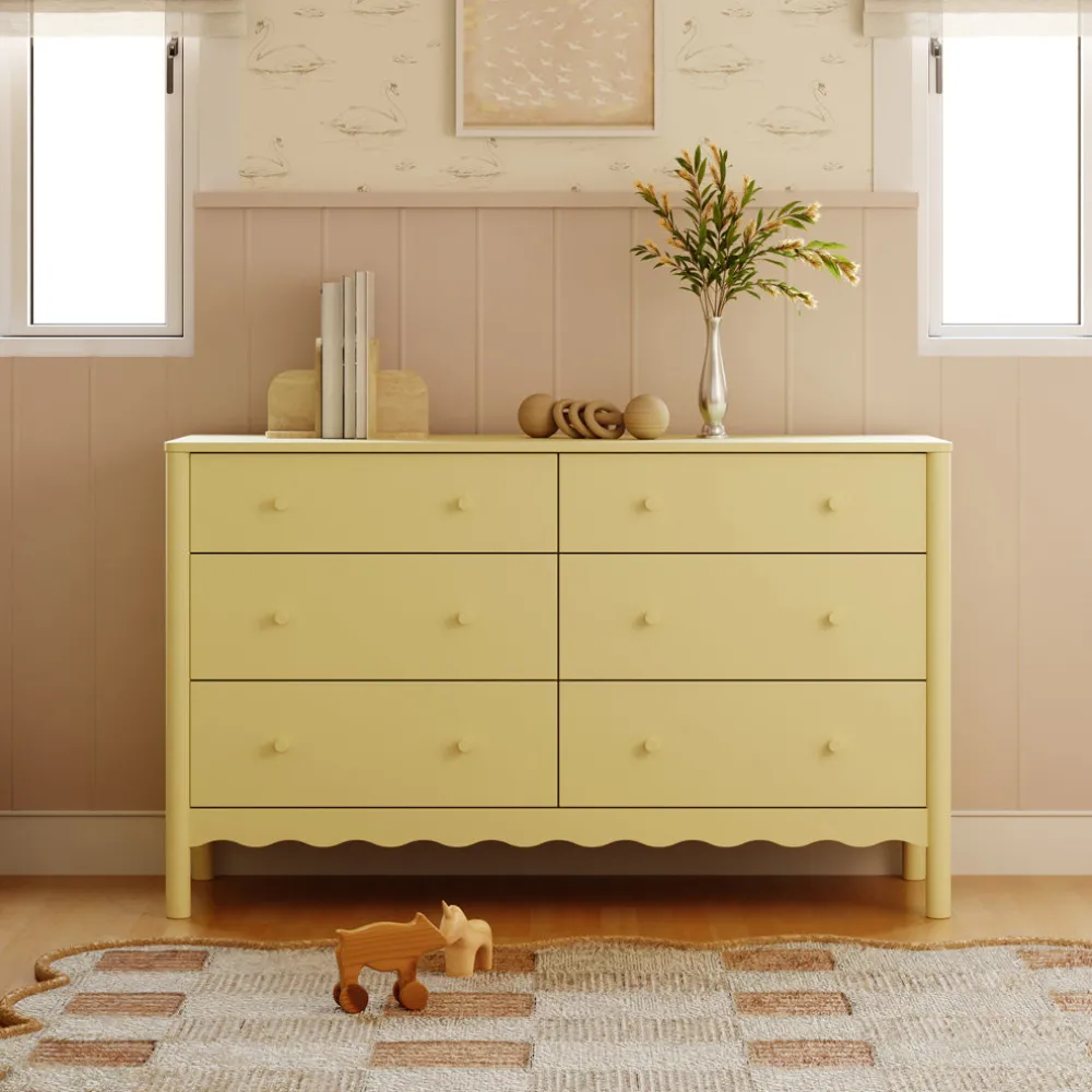 Swell 6-Drawer Assembled Dresser