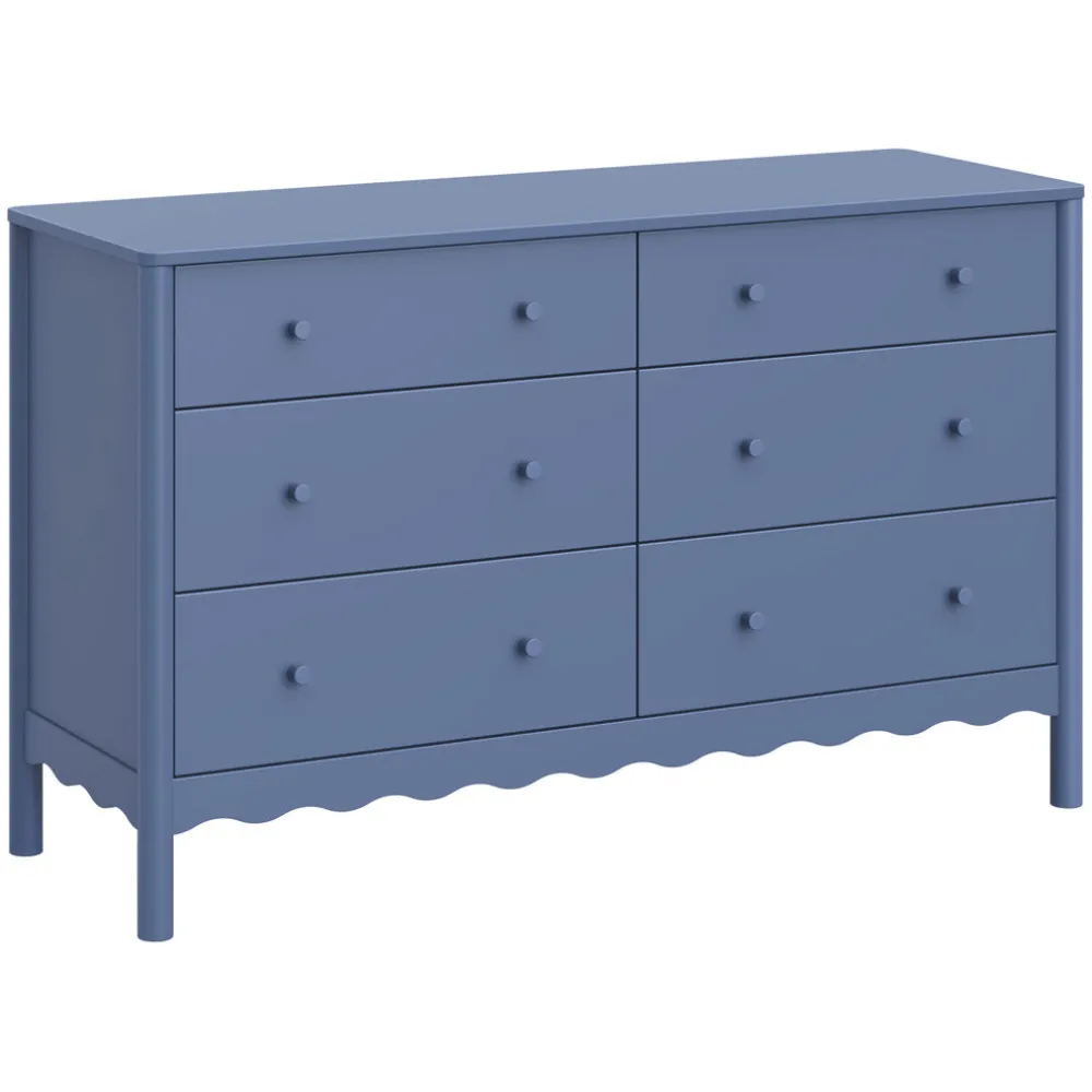 Swell 6-Drawer Assembled Dresser
