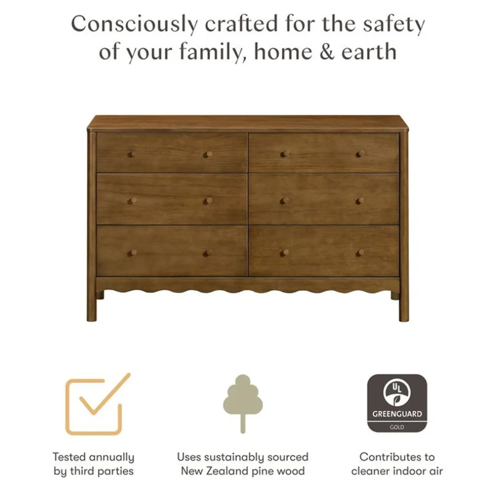Swell 6-Drawer Assembled Dresser