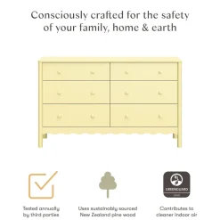 Swell 6-Drawer Assembled Dresser