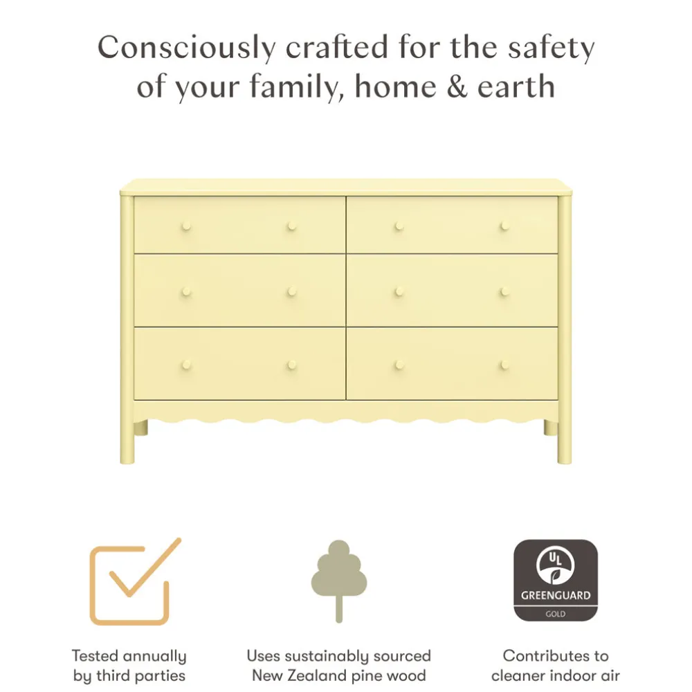 Swell 6-Drawer Assembled Dresser