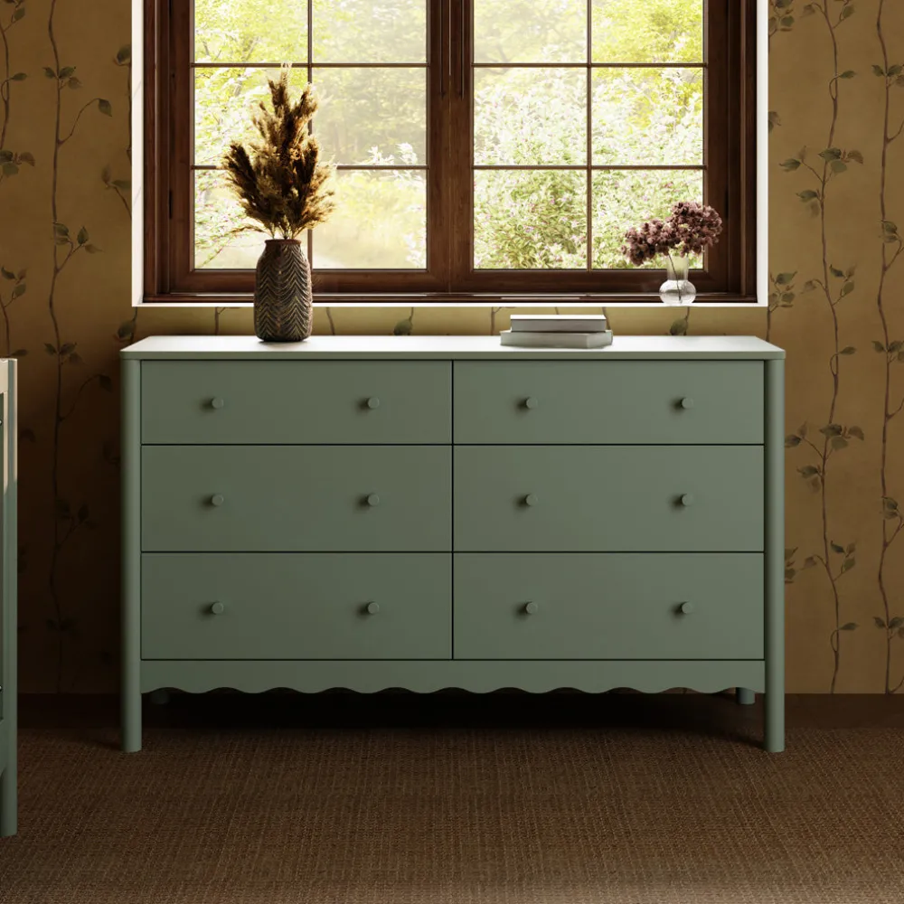 Swell 6-Drawer Assembled Dresser