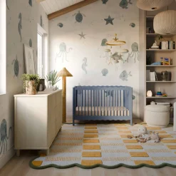 Swell 4-in-1 Convertible Crib with Toddler Bed Conversion Kit