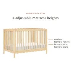 Swell 4-in-1 Convertible Crib with Toddler Bed Conversion Kit