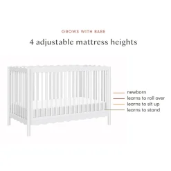 Swell 4-in-1 Convertible Crib with Toddler Bed Conversion Kit