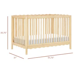 Swell 4-in-1 Convertible Crib with Toddler Bed Conversion Kit