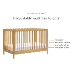 Swell 4-in-1 Convertible Crib with Toddler Bed Conversion Kit