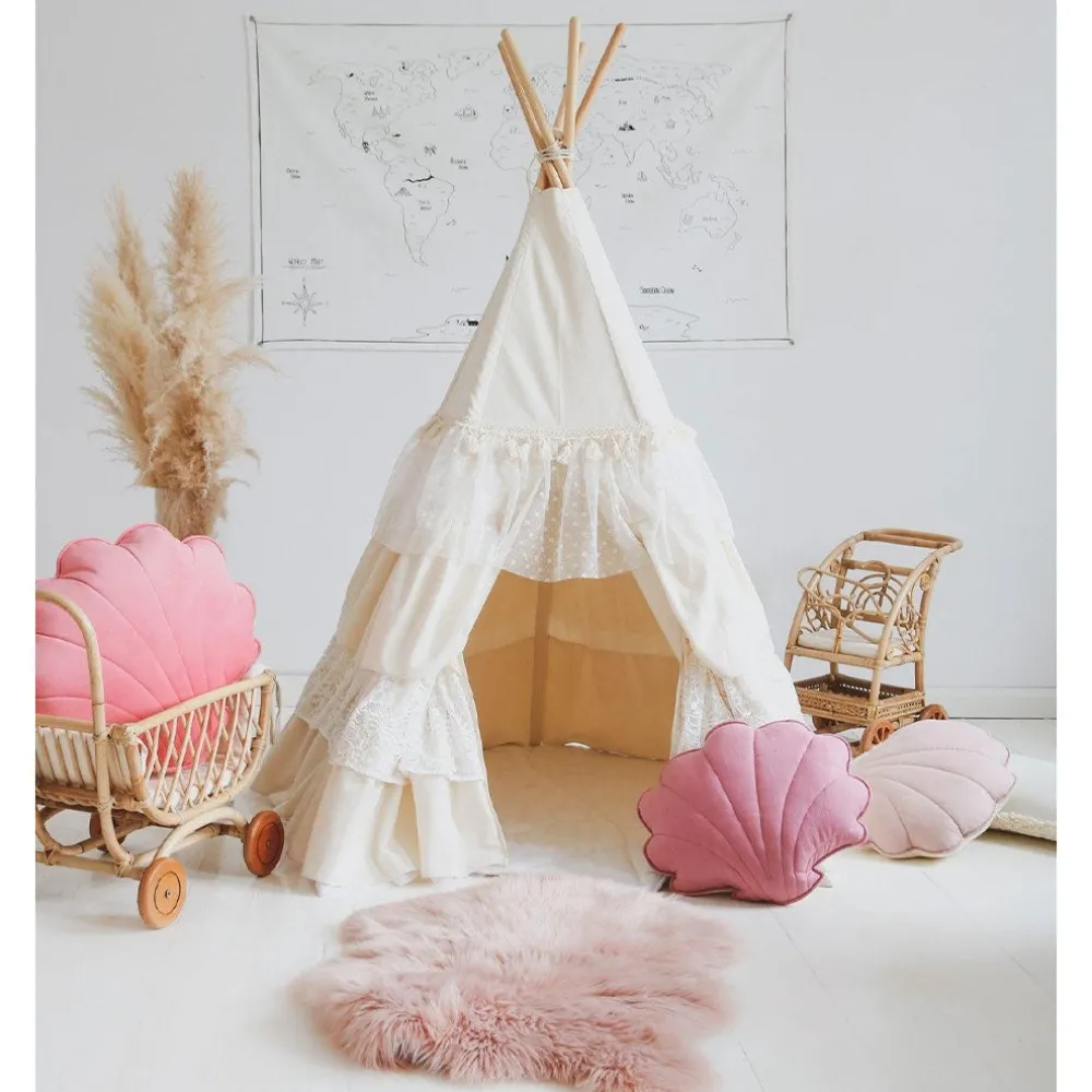 Teepee Tent with Frills