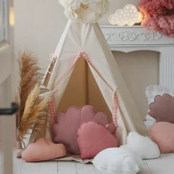 Teepee Tent with Pompoms