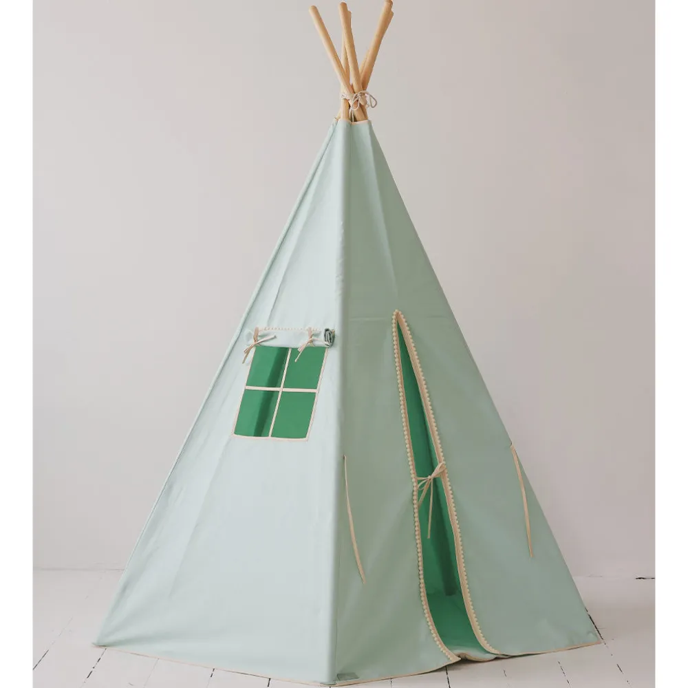 Teepee Tent with Pompoms