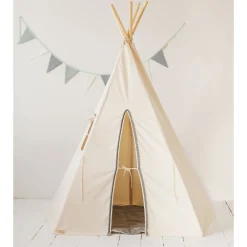 Teepee with Pompoms and Mat Set