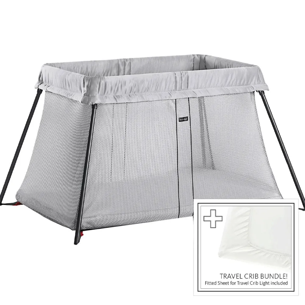Travel Crib Light + Fitted Sheet Bundle