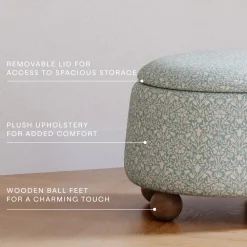 Tuffet Storage Ottoman