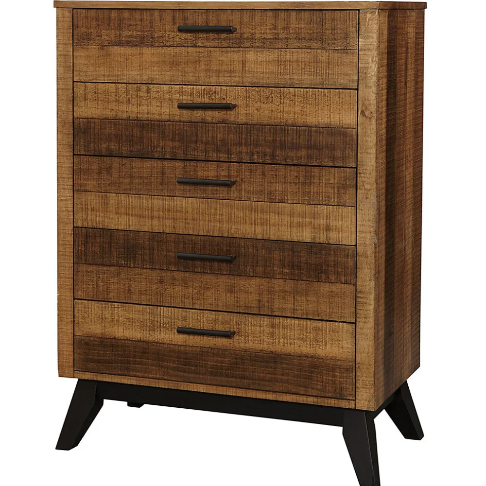 Urban Rustic 5-Drawer Chest