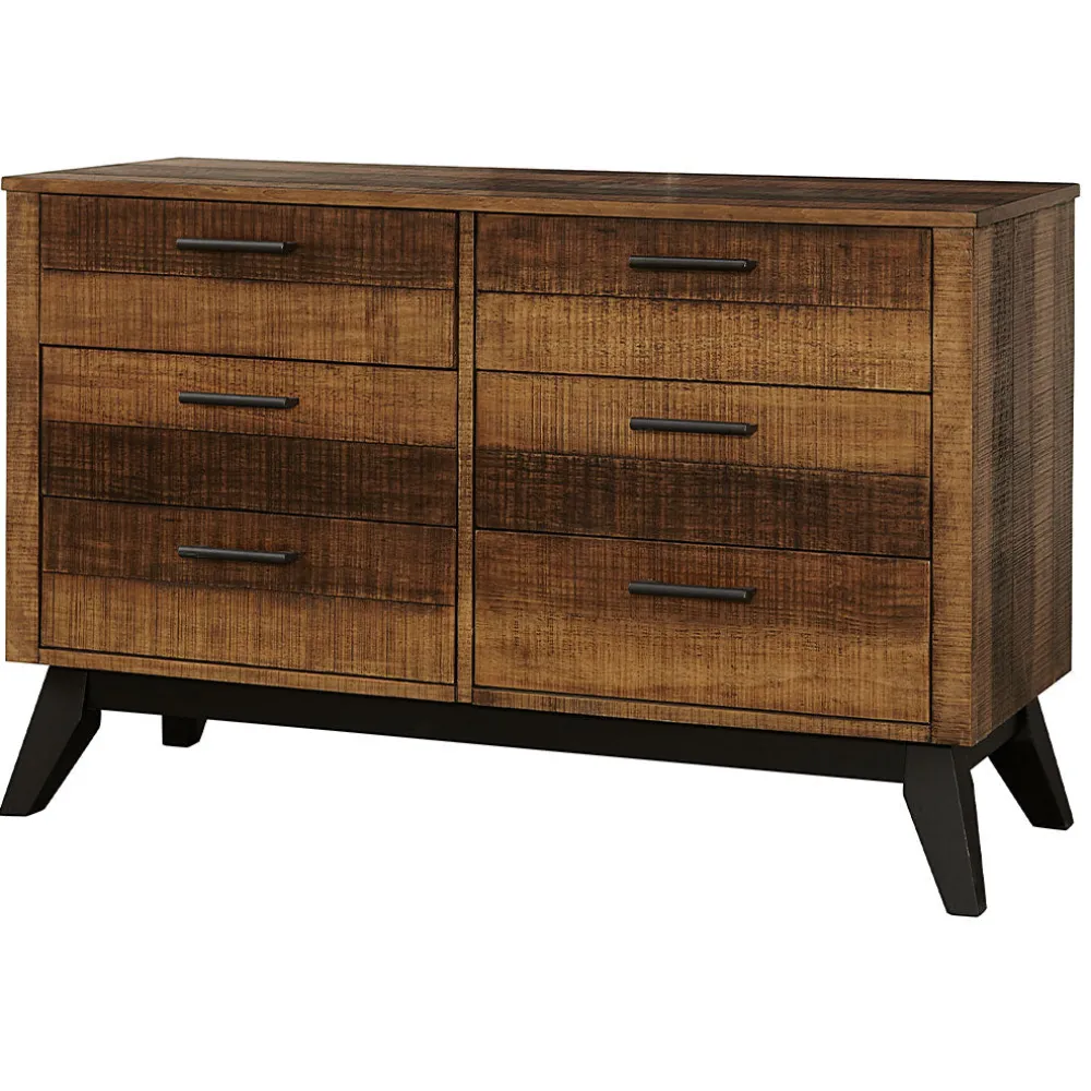 Urban Rustic 6-Drawer Dresser