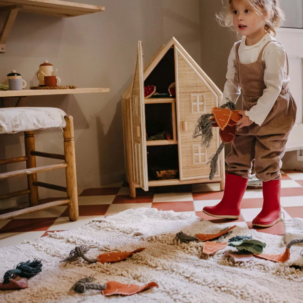 Veggie Garden Washable Rug