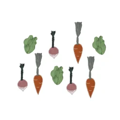 Veggie Garden Washable Rug