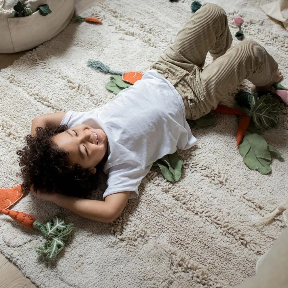 Veggie Garden Washable Rug