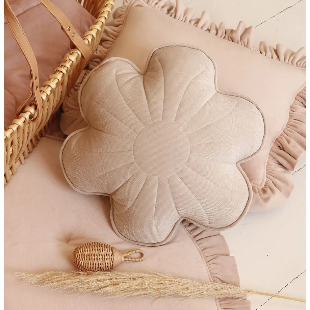 Velvet Flower Pillow