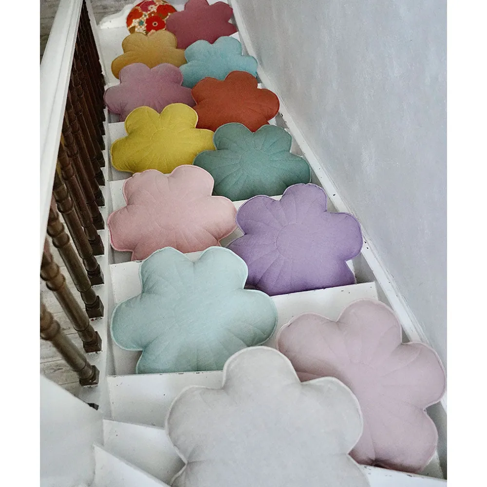Velvet Flower Pillow