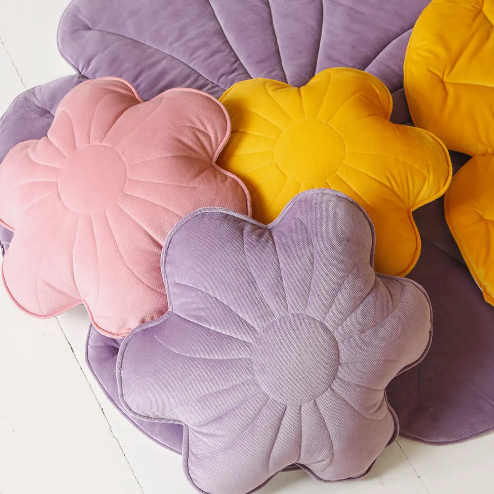 Velvet Flower Pillow