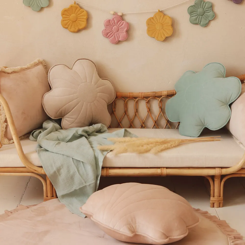 Velvet Flower Pillow